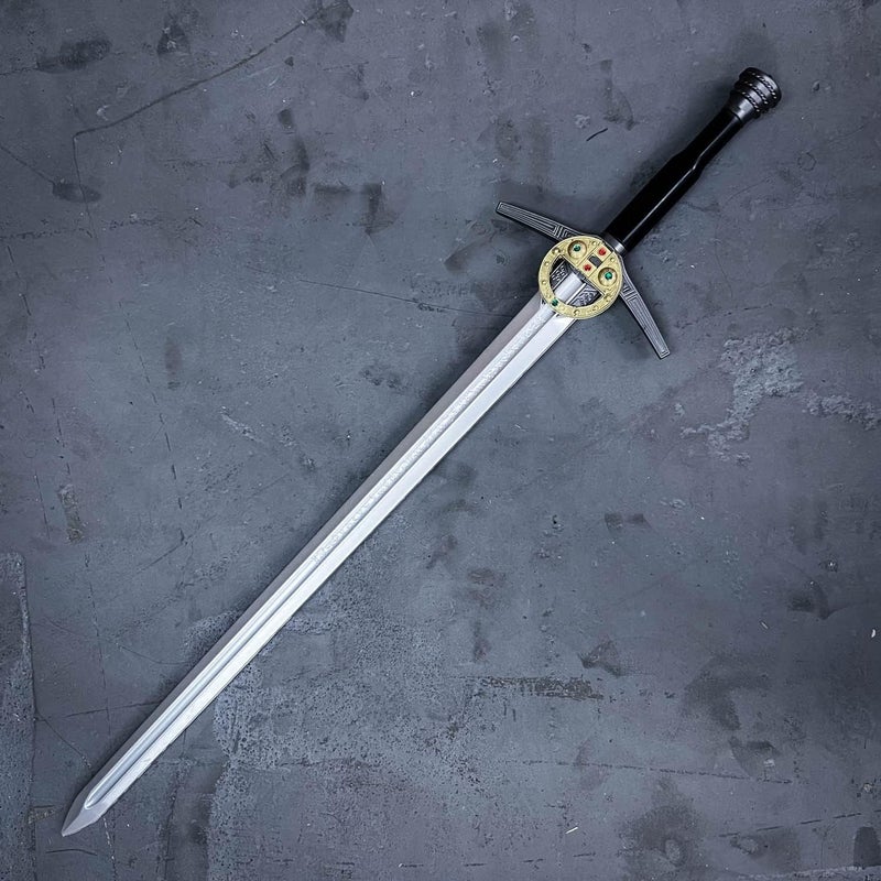 LALAPORT 41 Inch Medieval Foam Witcher Hunting Long Sword for Cosplay LARP Costume Halloween - Image 2